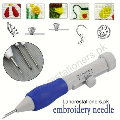 Magic Embroidery Pen Punch Needles Set Embroidery Kits