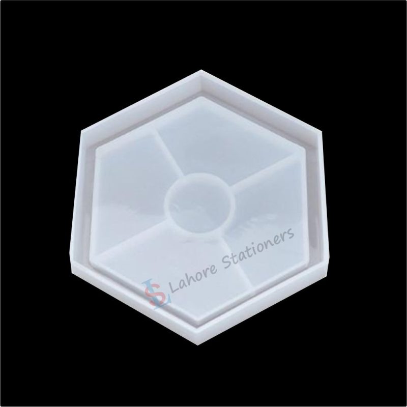 Silicone Epoxy Resin Molds Small size Hexagon Shapes