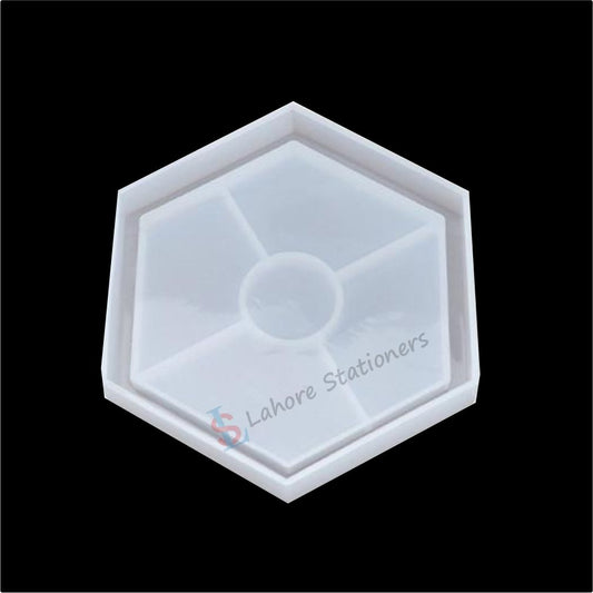 Silicone Epoxy Resin Molds Small size Hexagon Shapes