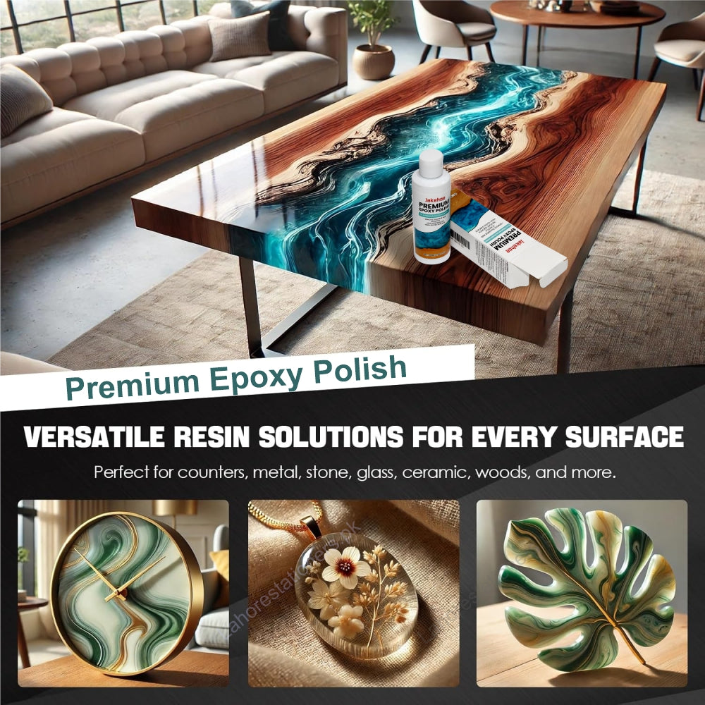 Epoxy Resin Polish high gloss shine