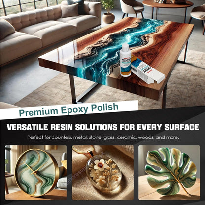 Epoxy Resin Polish high gloss shine