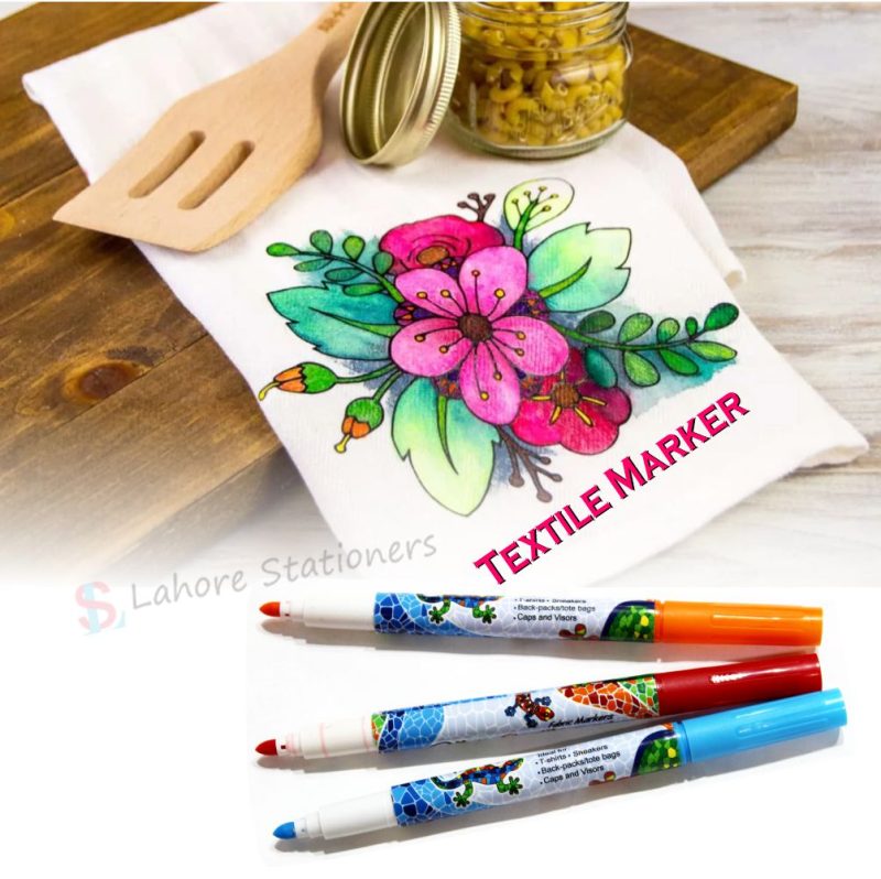 Textile Colors Marker 8 Pcs