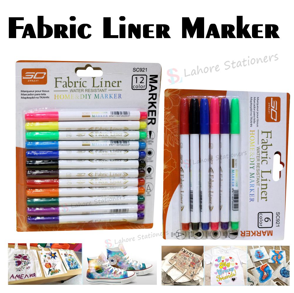 Fabric Cloth Liner Marker Water Resistant