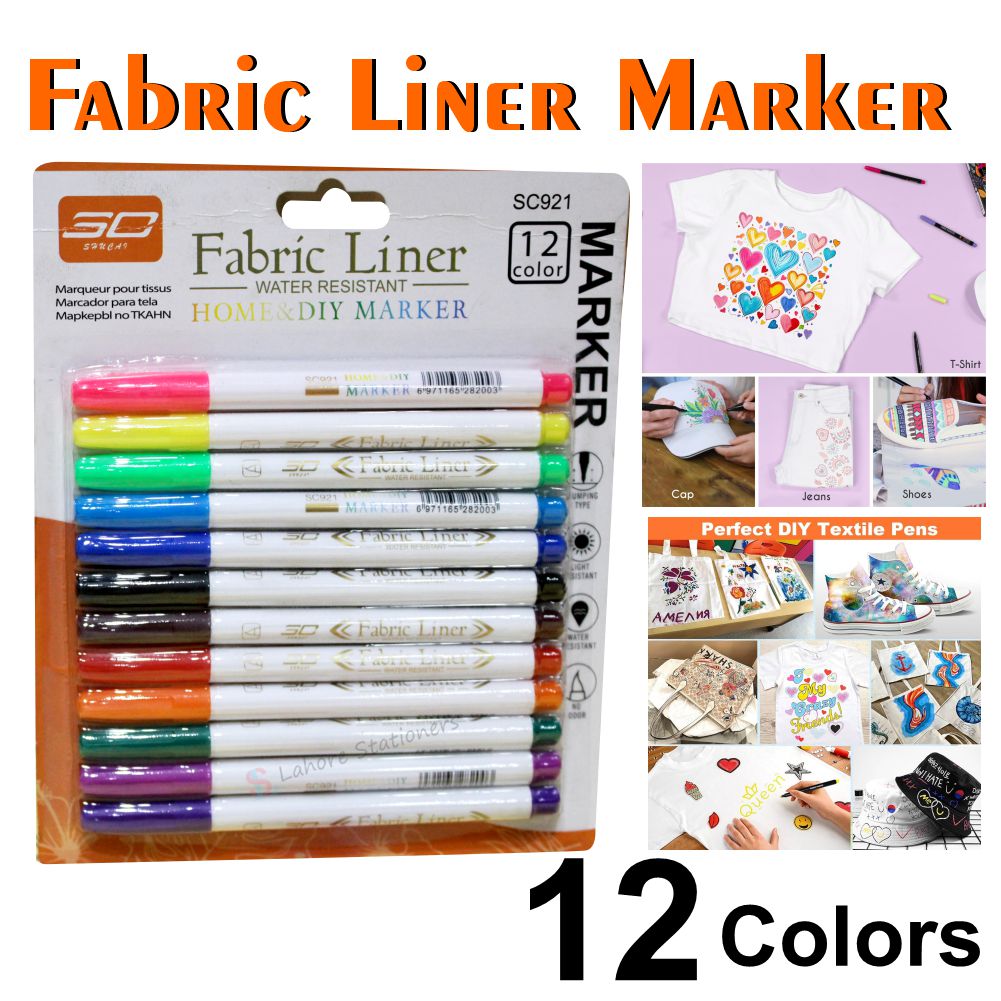 Fabric Cloth Liner Marker Water Resistant