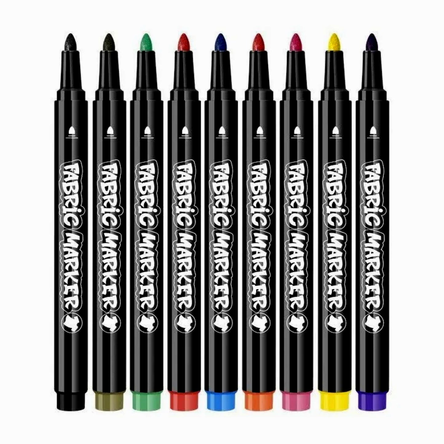 Permanent Fabric Markers for Clothes & Textile Painting – 12 & 24 Colors