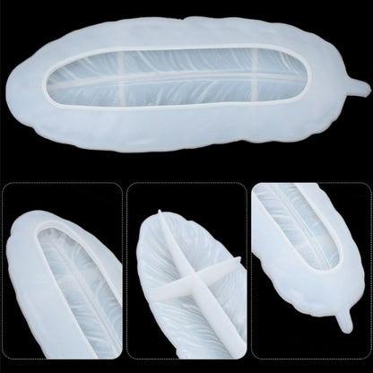 Feather Dish Silicone Mold Resin Trinket, Jewelry, Key & Candy Dish