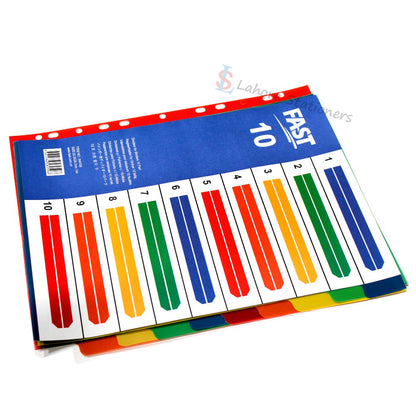 File Separator Divider Plastic Pack of 10