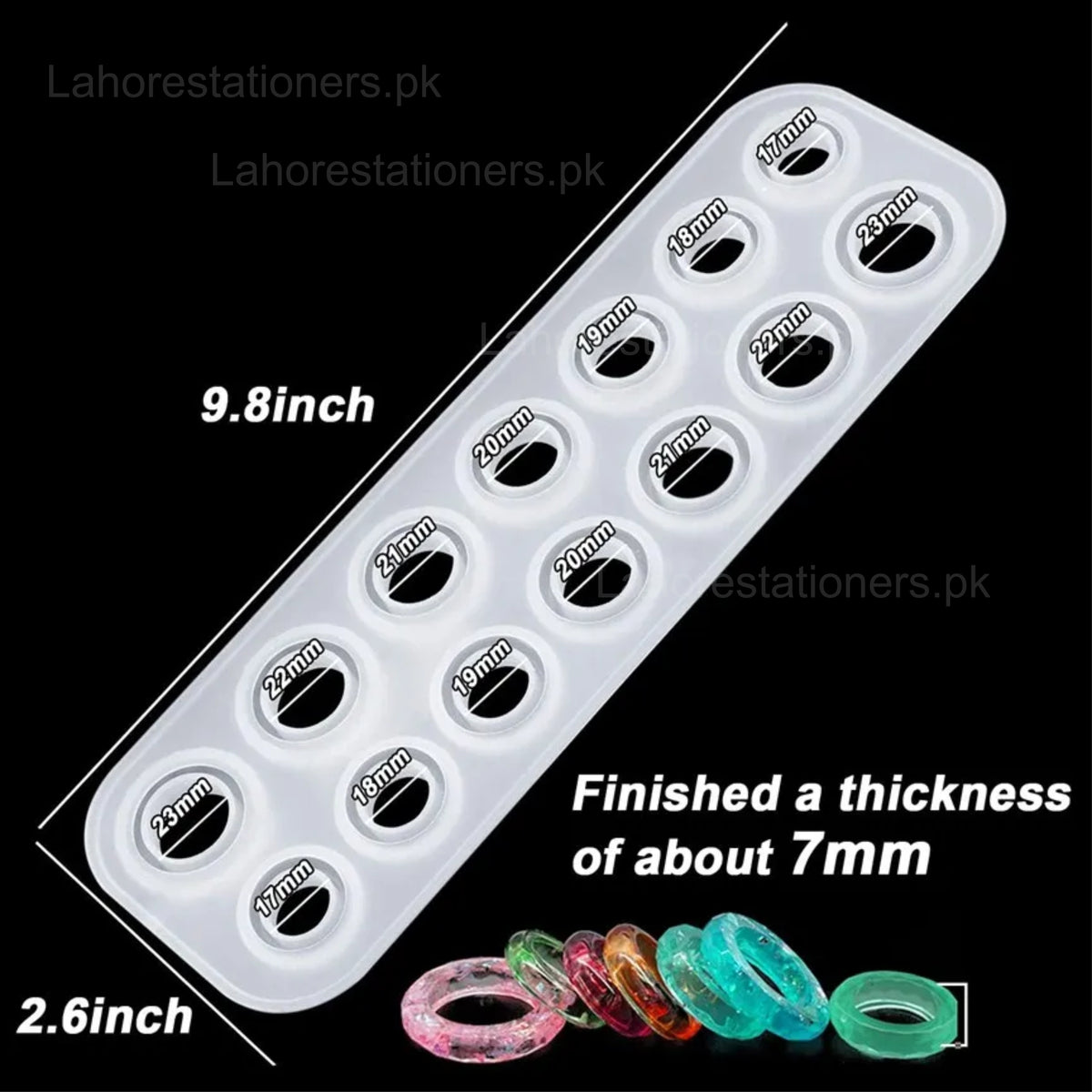 Finger Ring Silicone Mold Jewelry Casting Mould for DIY Ring Making