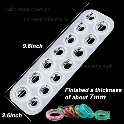 Finger Ring Silicone Mold Jewelry Casting Mould for DIY Ring Making