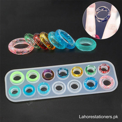 Finger Ring Silicone Mold Jewelry Casting Mould for DIY Ring Making
