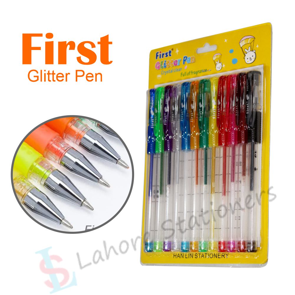 First Glitter Pens
