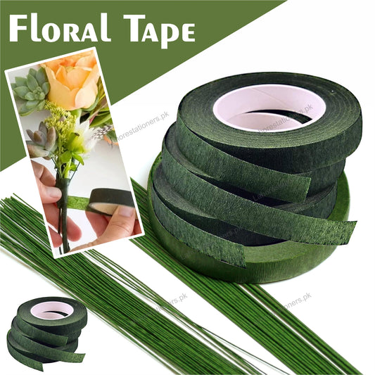 Floral Tape Flower Bouquets Stem Wrap Adhesive Tape for DIY & Decoration
