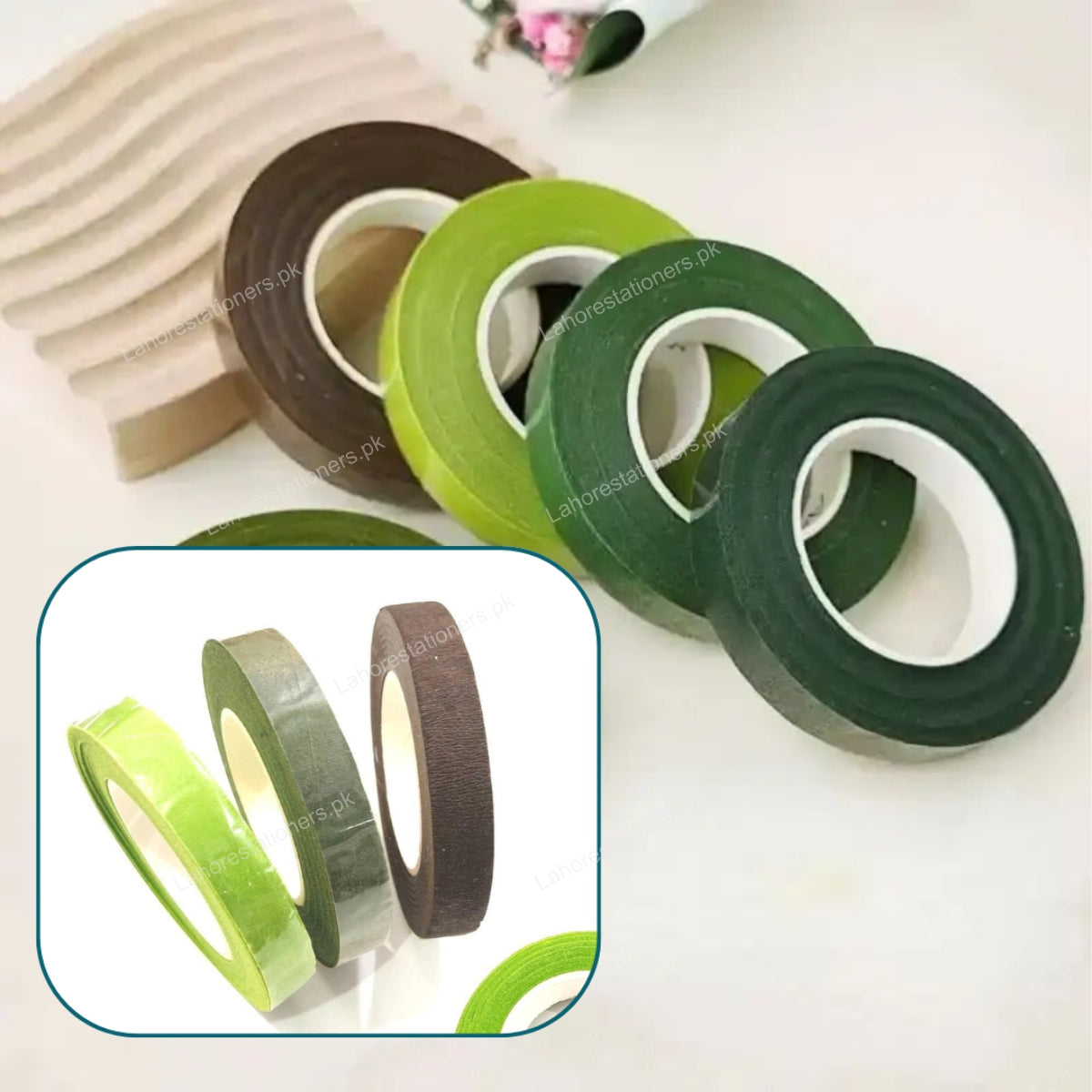 Floral Tape Flower Bouquets Stem Wrap Adhesive Tape for DIY & Decoration