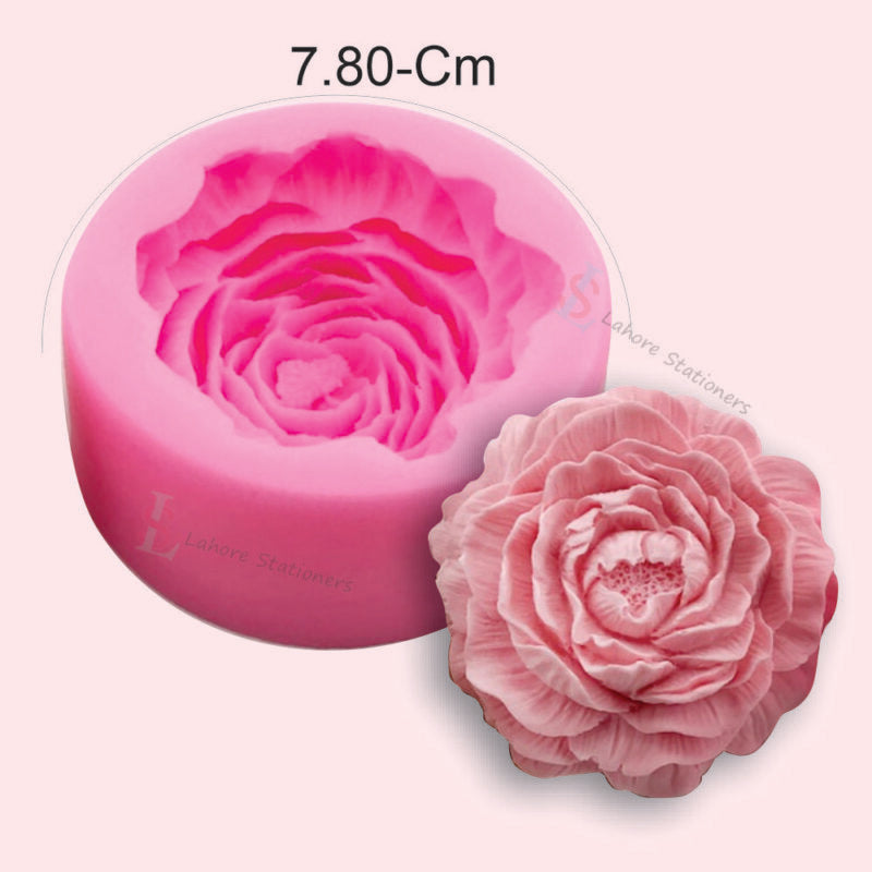 Flower Candle Silicone Mold  DIY Candle Making for Home Decor & Gifts