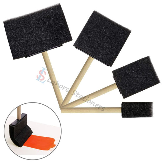 Foam Paint Brush Set 4 Pcs For Painting Art Project