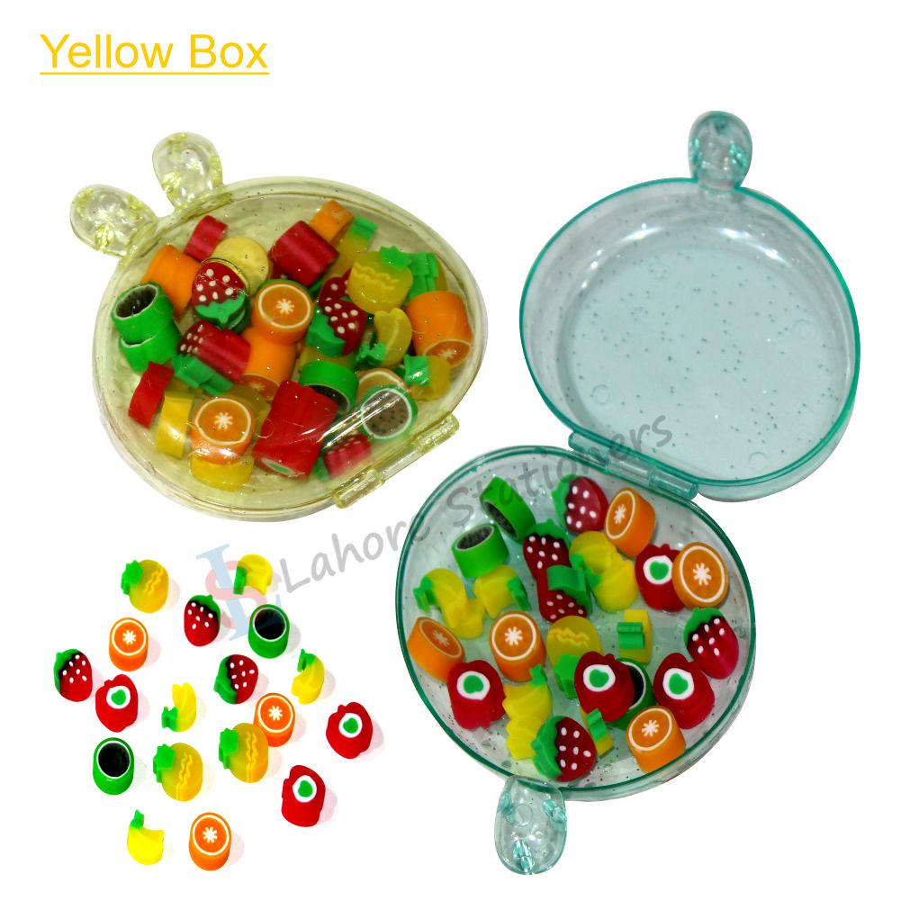 Fruit Different Shape Stylish Erasers For Kids