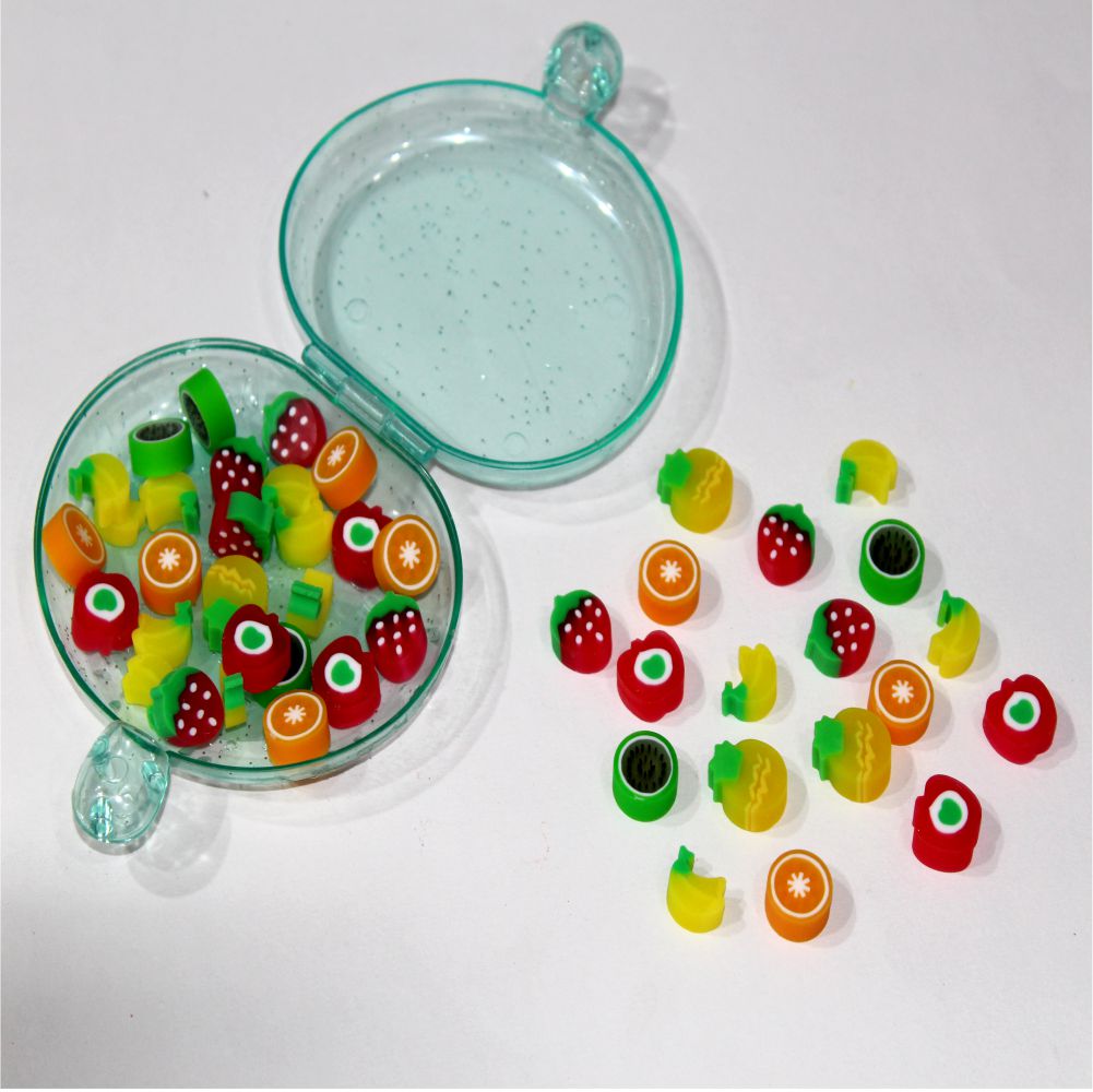 Fruit Different Shape Stylish Erasers For Kids
