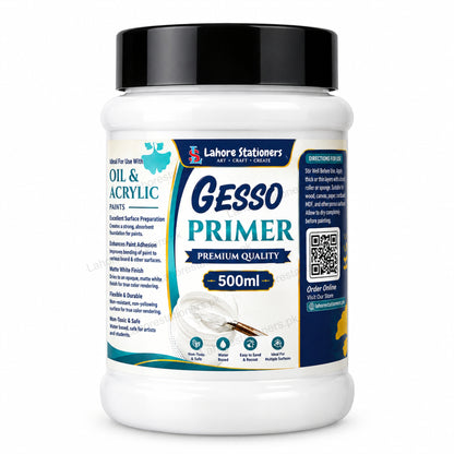 Gesso Primer for Acrylic & Oil Painting