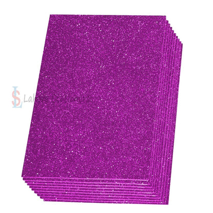 Glitter EVA Foaming Sheets A4 Size  Single Color Pack of 10 Sheets