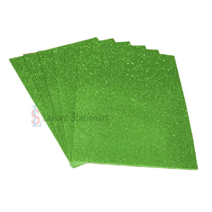 Glitter EVA Foaming Sheets A4 Size  Single Color Pack of 10 Sheets
