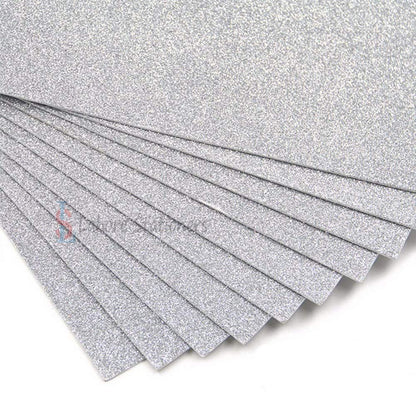 Glitter EVA Foaming Sheets A4 Size  Single Color Pack of 10 Sheets