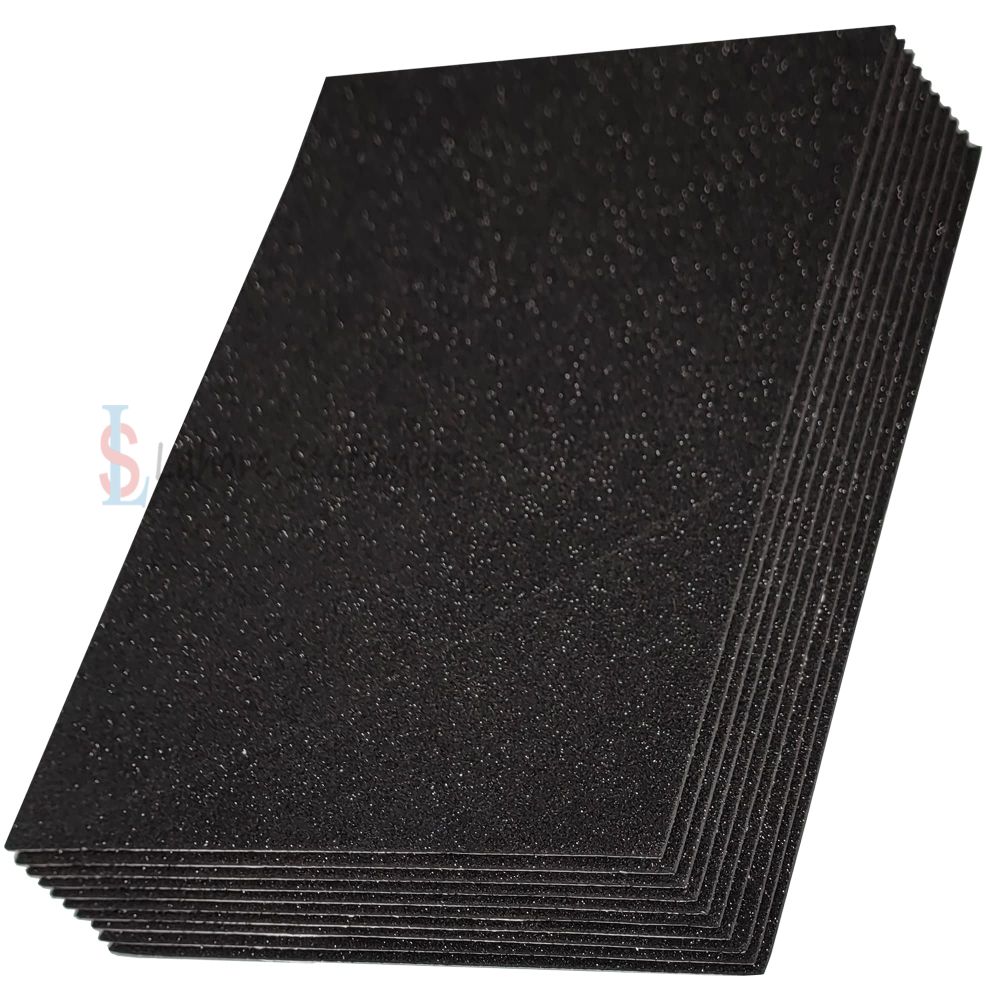 Glitter EVA Foaming Sheets A4 Size  Single Color Pack of 10 Sheets