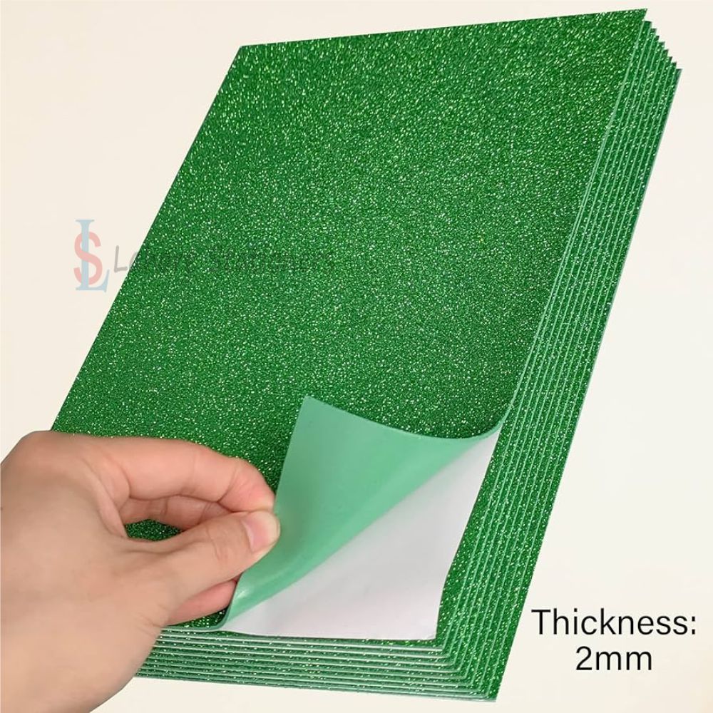 Glitter EVA Foaming Sheets A4 Size  Single Color Pack of 10 Sheets