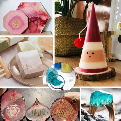 Mica Powder For Epoxy Resin Pack Of 12