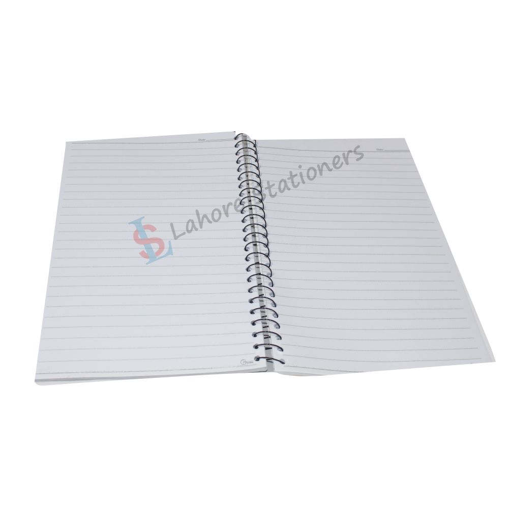 Global Register 160 Pages Imported Paper Broad line A4 Size Spiral Register