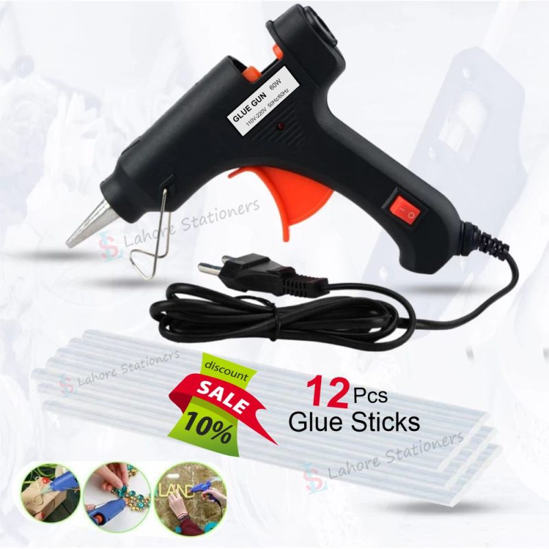 Glue Gun Machine Large 12Pcs Rod