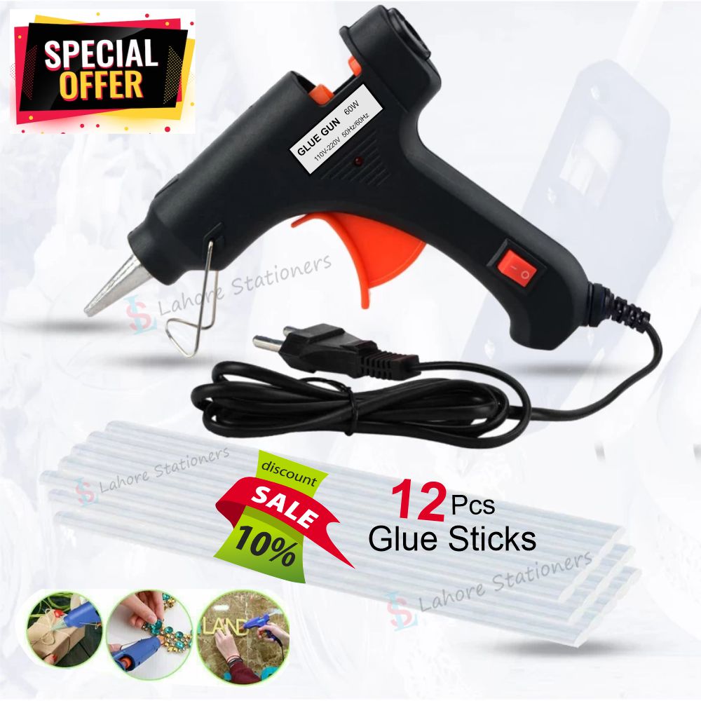 Glue Gun Machine Large 12Pcs Rod