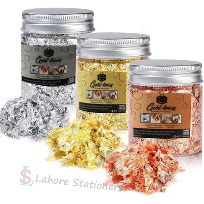 Gold Leaf Art Decoration Gold Foil Filling Materials Jewelry Making Resin Mold Fillings Far Art Materials