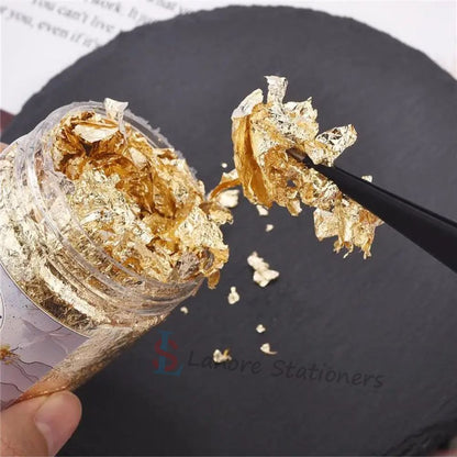 Gold Leaf Art Decoration Gold Foil Filling Materials Jewelry Making Resin Mold Fillings Far Art Materials