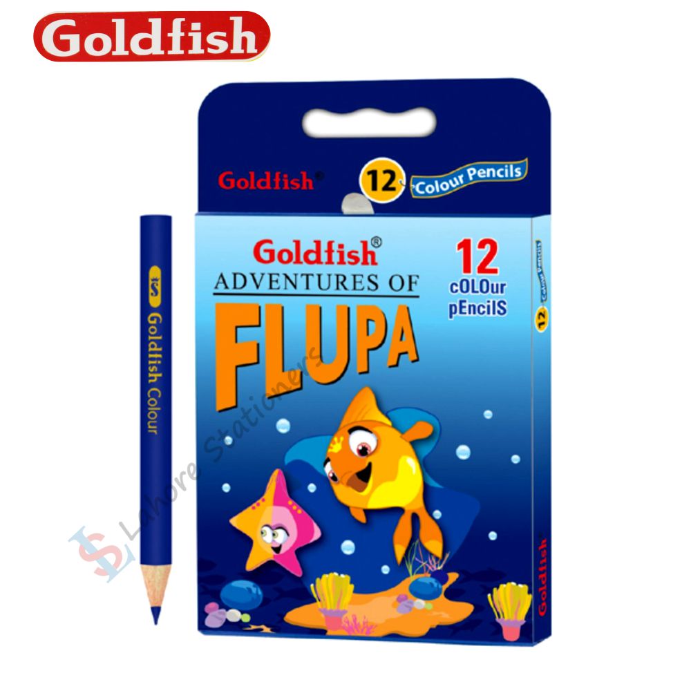 Goldfish 12 Color Pencil Half Size Pack