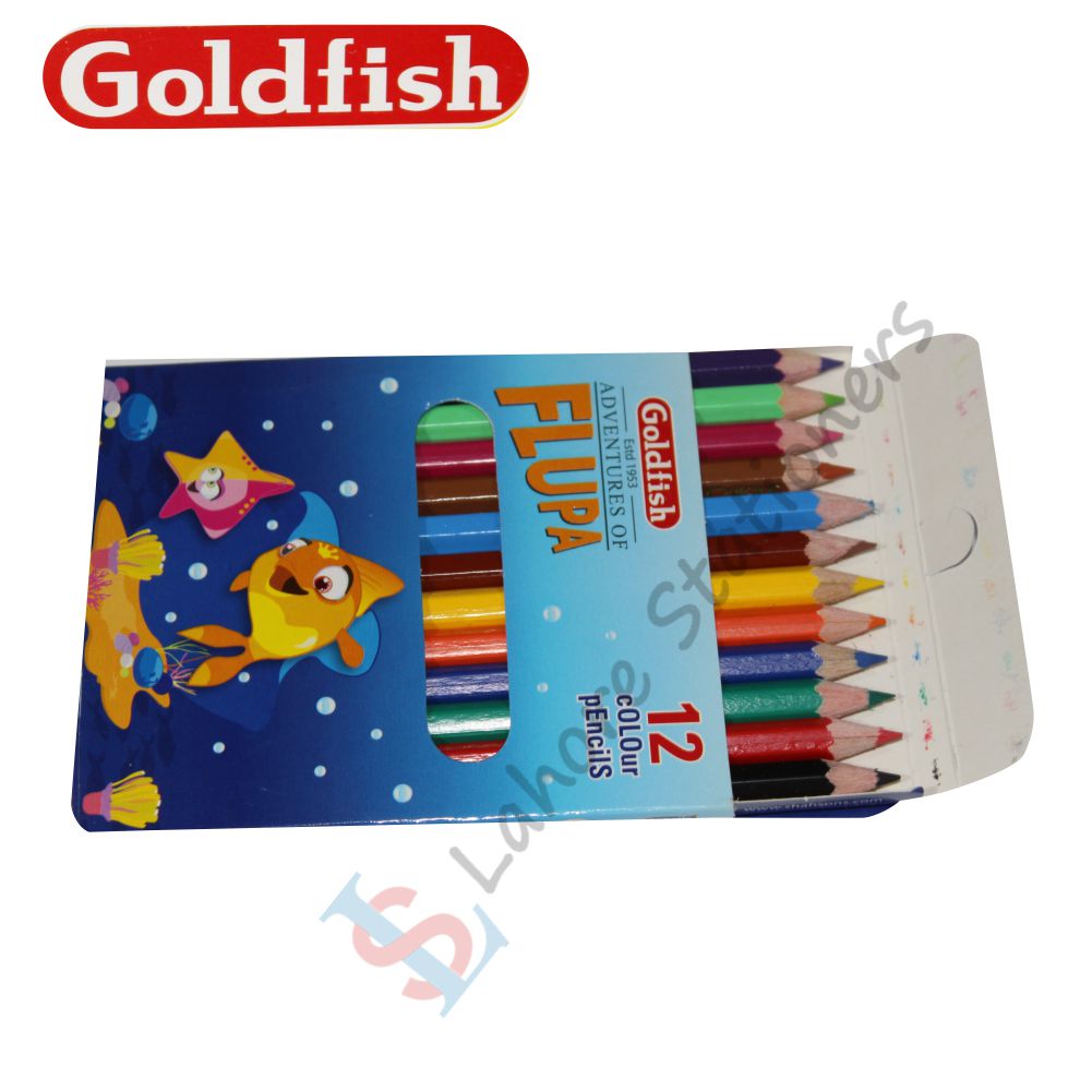 Goldfish 12 Color Pencil Half Size Pack