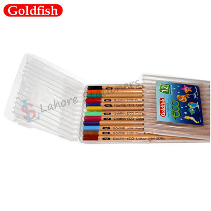 Goldfish Eco Triangular 12 Pcs Colour Pencils in Box