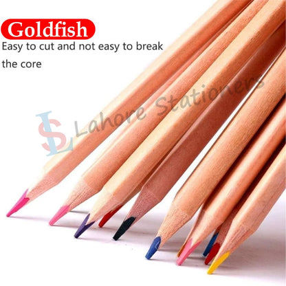 Goldfish Eco Triangular 12 Pcs Colour Pencils in Box