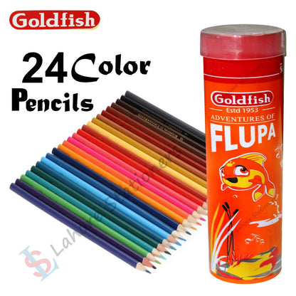 Goldfish Flupa Adventure 24 Color Pencil Jar
