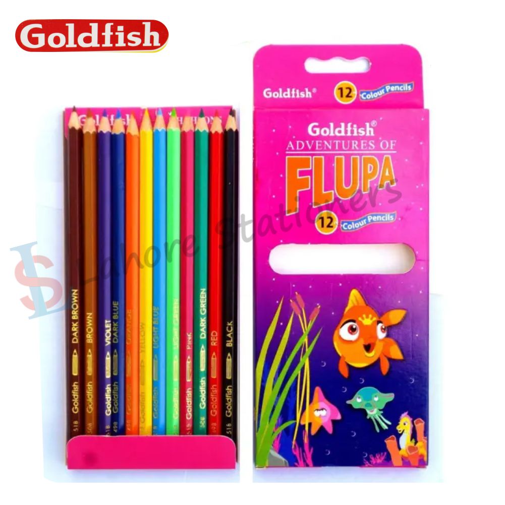 Goldfish Flupa 12 Colour Pencil full size