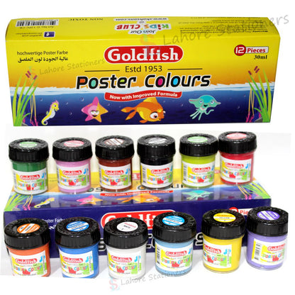 Goldfish Poster Colors 30ml Pack of 12