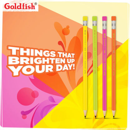 Goldfish Roshan Lead Pencil Full Size 2HB Pack Of 12 Pencils Art No:452