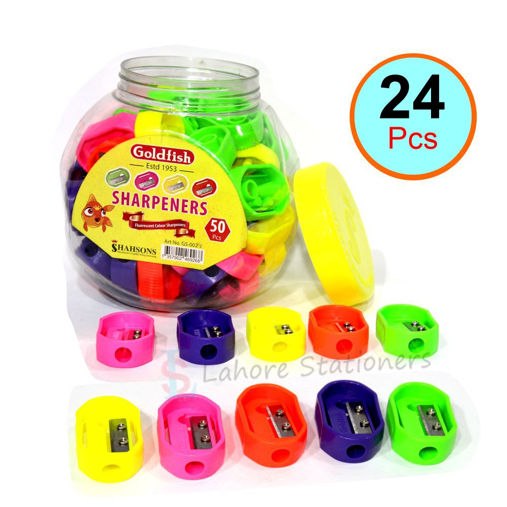 Goldfish Pencil Sharpener(Art No-GS-002) 50 Pcs Sharpener Jar