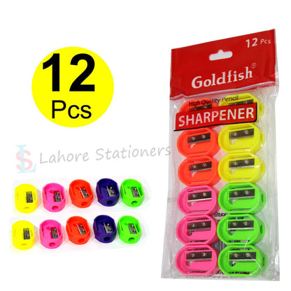Goldfish Pencil Sharpener 12 Pcs Pack