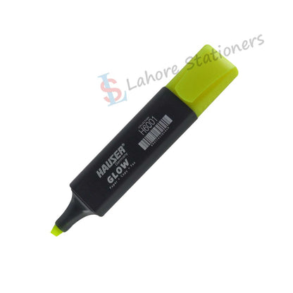 HAUSER Glow H6001 Chisel Tip ASSORTED Bright Colours Highlighter Single Piece - Sky Blue