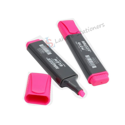 HAUSER Glow H6001 Chisel Tip ASSORTED Bright Colours Highlighter Single Piece - Sky Blue