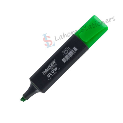 HAUSER Glow H6001 Chisel Tip ASSORTED Bright Colours Highlighter Single Piece - Sky Blue