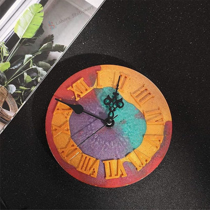 Clock Silicone Mold Handmade Crafts Clock For Resin