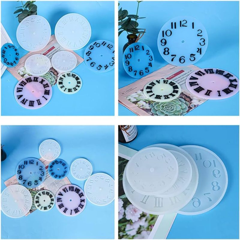 Clock Silicone Mold Handmade Crafts Clock For Resin