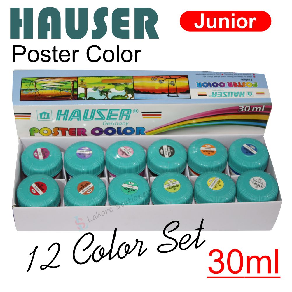 Hauser Poster Colors Germany Pack of 12