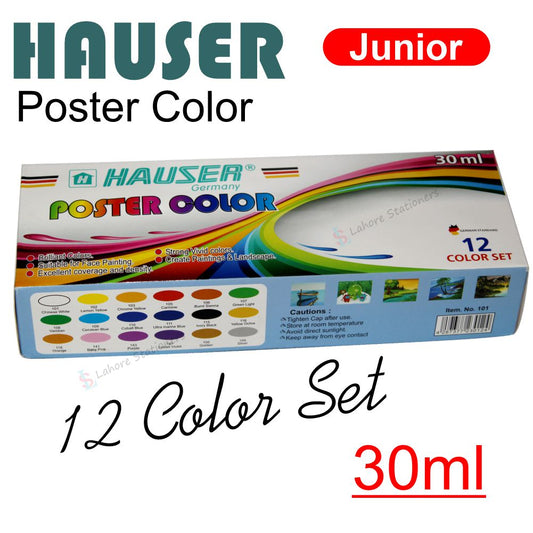 Hauser Poster Colors Germany Pack of 12